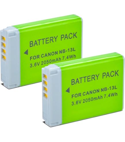 Amazon.com : Batteries 2 Pack for Canon PowerShot G5X, G7X ii